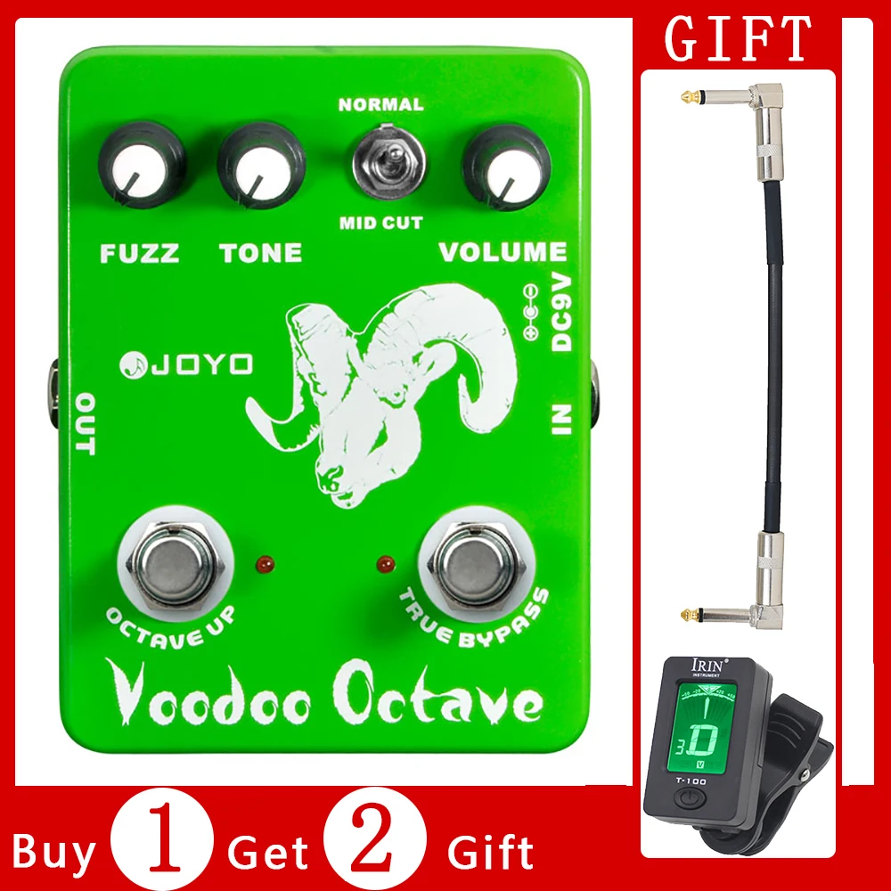 

JOYO JF-12 VOODOO OCTAVE Effects Pedal Octave Guitar Effect Pedal Fuzz Mini Pedal Bass Electric Guitar Pedals True Bypass