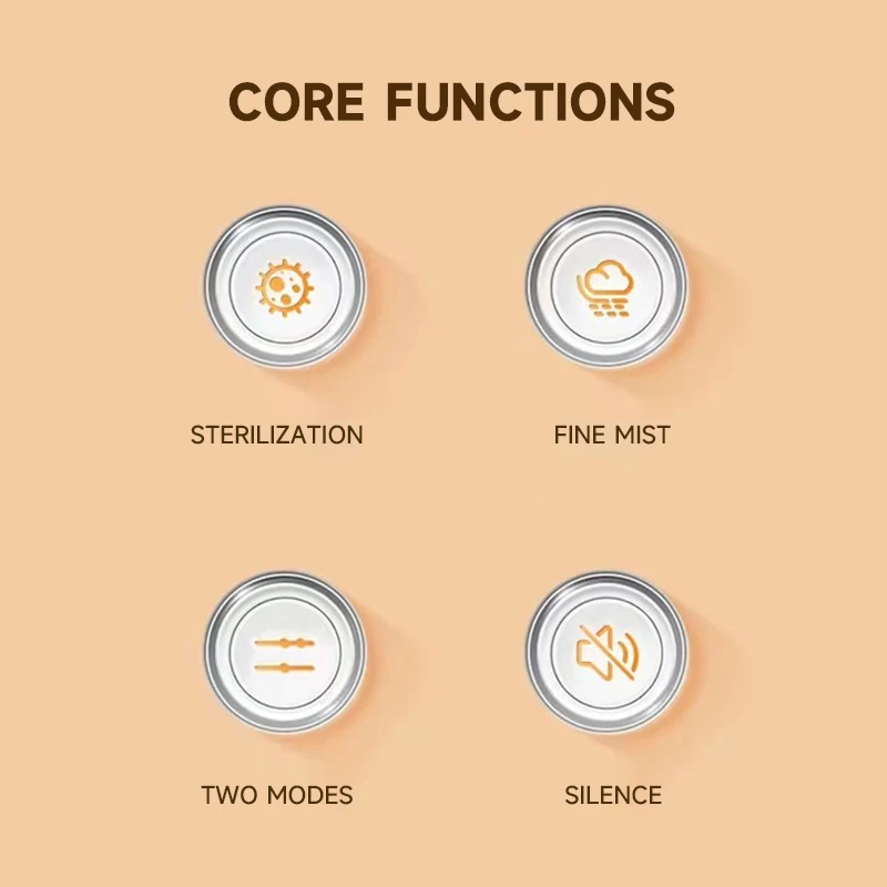 100ml Essential Oil Aroma Diffuser Timing Function Hollow Ultrasonic Air Humidifier Smart Home Appliance With LED Light_voghion.com