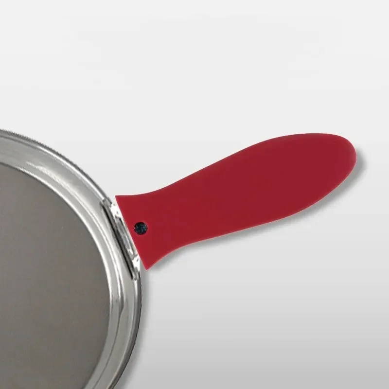 Pot Handle Cover Silicone High Temperature Resistance Antislip Hand Protective Anti-heat Sleeve for Kitchen