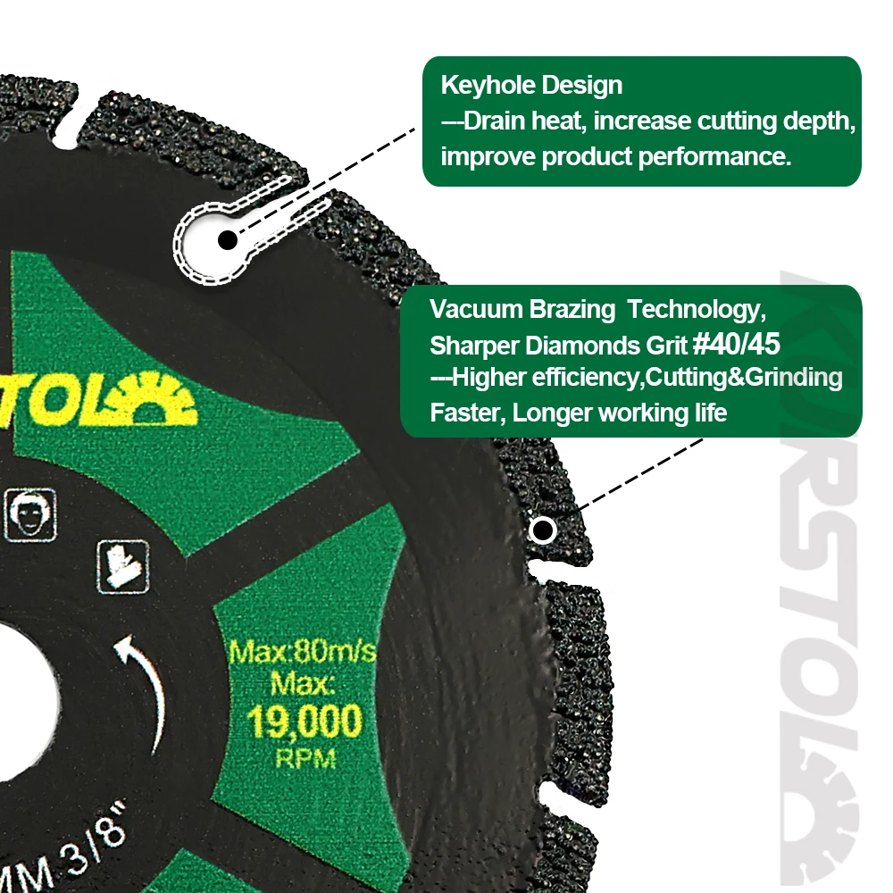 Dischi Diamantati Per Taglio - 10 Lame Mini Diamantate Per Legno, Vetro, Metallo