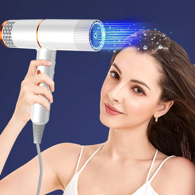 Professional Hair Dryer Strong Wind Salon Dryer Hot Air and Cold Air Wind Negative Ionic Hammer Blower Dry Electric Hair Dryer 2