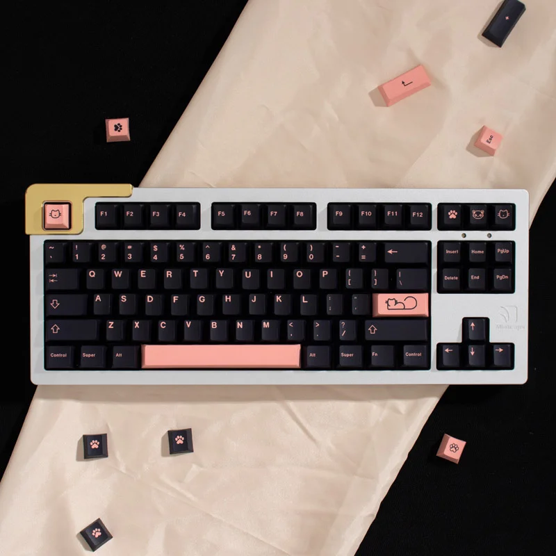 Gmk Pono 130 Chaves Cherry Profile Keycap Dye-sub Inglês Personalizado Personalidade Keycaps para Teclado Mecânico 61 64 68 75 87 Zz2 - Imagem 5