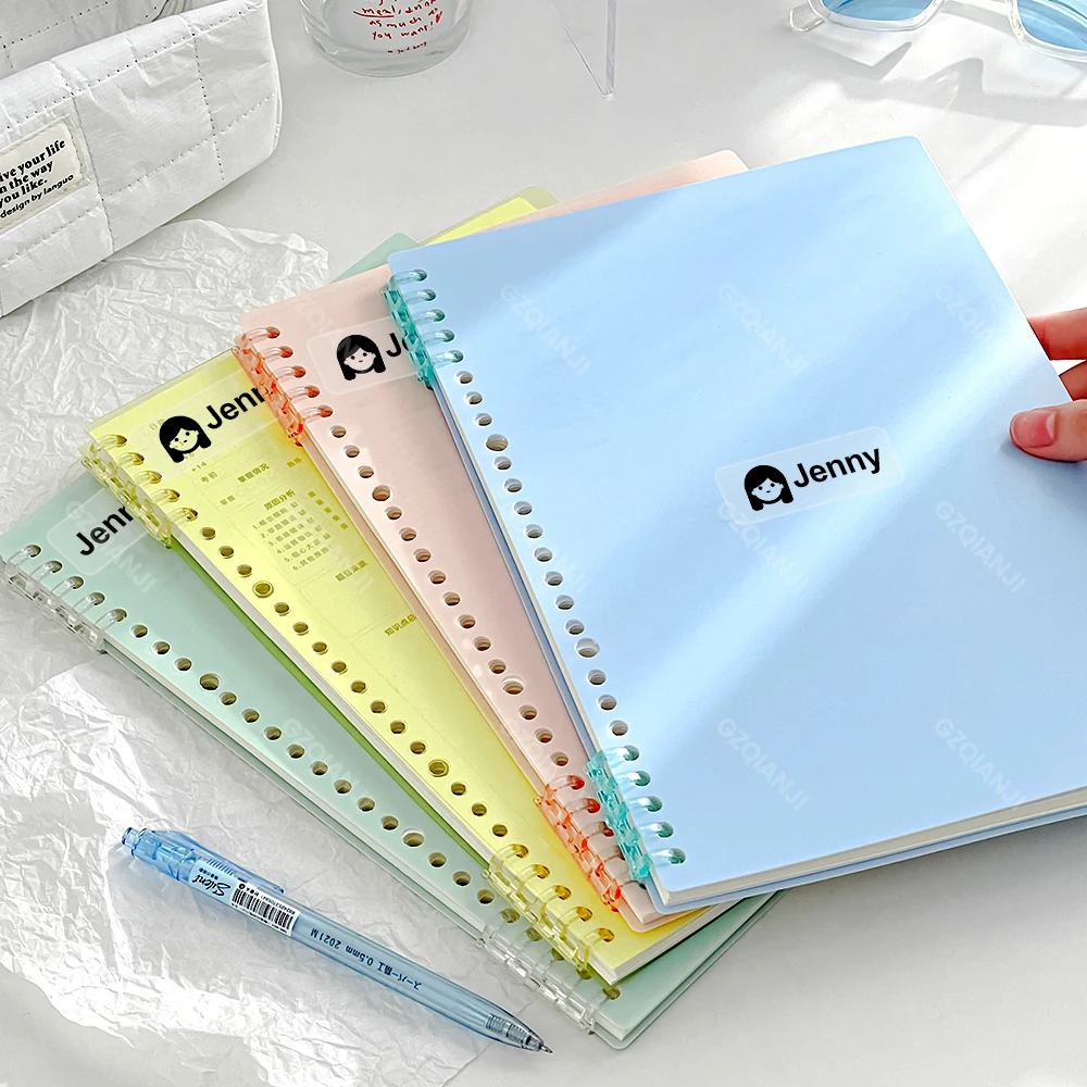 Niimbot D110 D11 D101 Transparent Label Paper Clear Waterproof Oil-proof Name Sticker Self-adhesive Printing Book Food Date Note