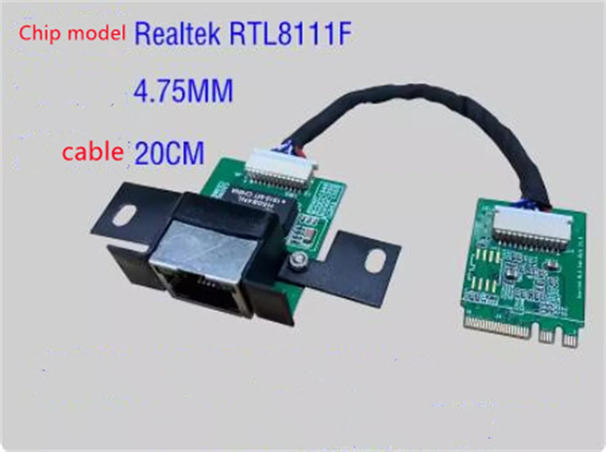 Placa de Porta Ethernet Estendida para Dell Dell 5070 rj 45 M.2 Ngff 2230 I210at Rtl8111f I211at 442xr 565jp 9djc4 - Imagem 4