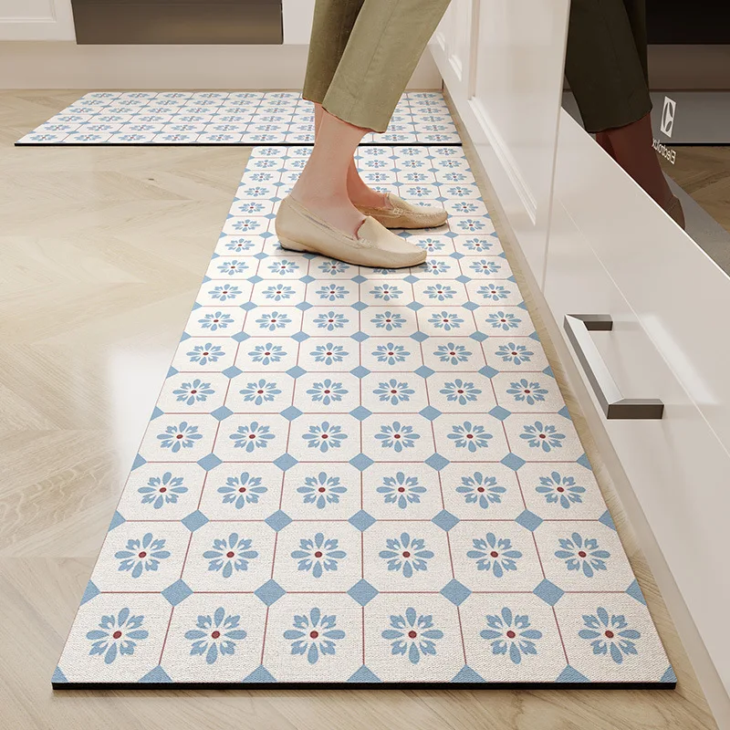 

Home Bathroom and Kitchen Stylish Simplicity Mats for Floor Rugs Baths Long Corridor Carpet Rug Entrance Mat Flooring Doormat