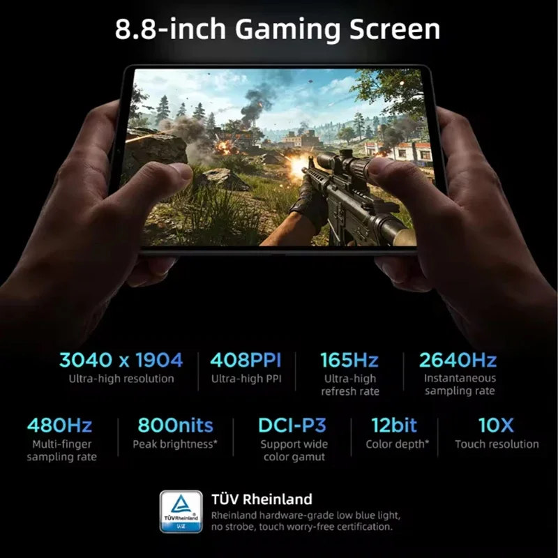 레노버 Y700 5세대 TB323FU 게이밍 태블릿 8.8인치 165Hz 스냅드래곤 8 엘리트 Gen5 9000mAh 50MP 카메라 256GB 512GB