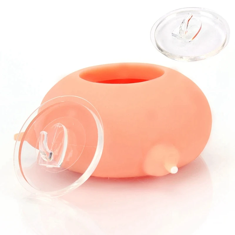 

New-Silicone 3 Teats Simulation Nipples Pet Feeder Bubble Milk Bowl Feeder Newborn Kittle Puppy Nursing Drink Food Dispenser