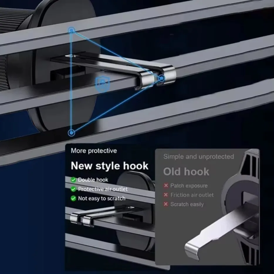 Ice Cooling Qi2 Magnetic Car Wireless Charger Fast Charging Car Phone Holder Stand Mount For Magsafe iPhone 16 15 14 13 Pro Max