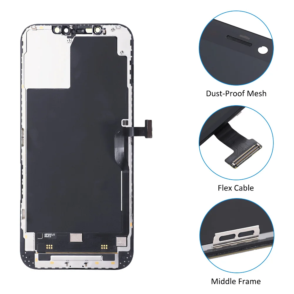 N35.3 Pantalla Completa LCD Y Táctil con marco para iPhone XR A2105 ZY  1080P calidad original (FOG)