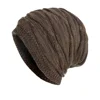 Tide Knitted Woolen Hat Winter Plus Velvet Warm Diamond-shaped Hedging Men's Outdoor Cap 2