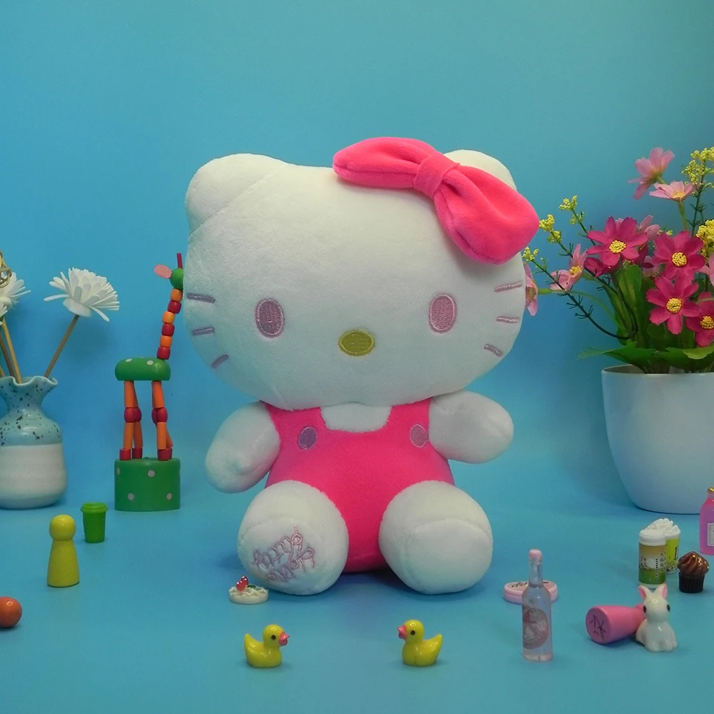 thumbnail image 1 of 20cm Kawaii Sanrio Plush Doll Toys Cute Hello Kitty Room Decor Plushies Hello Kitty Stuffed Animal Toy Ragdoll Home Xmas Gifts, 1 of 5