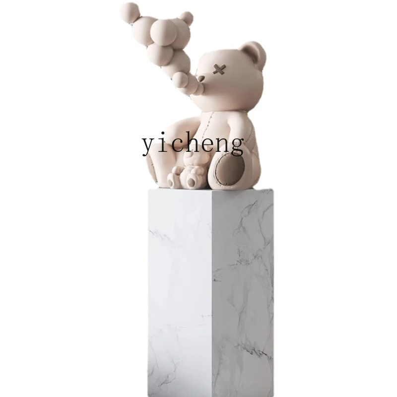 

ZK Large Floor Ornaments Living Room Light Luxury Creative Gifts Hallway TV Cabinet Soft Decoration