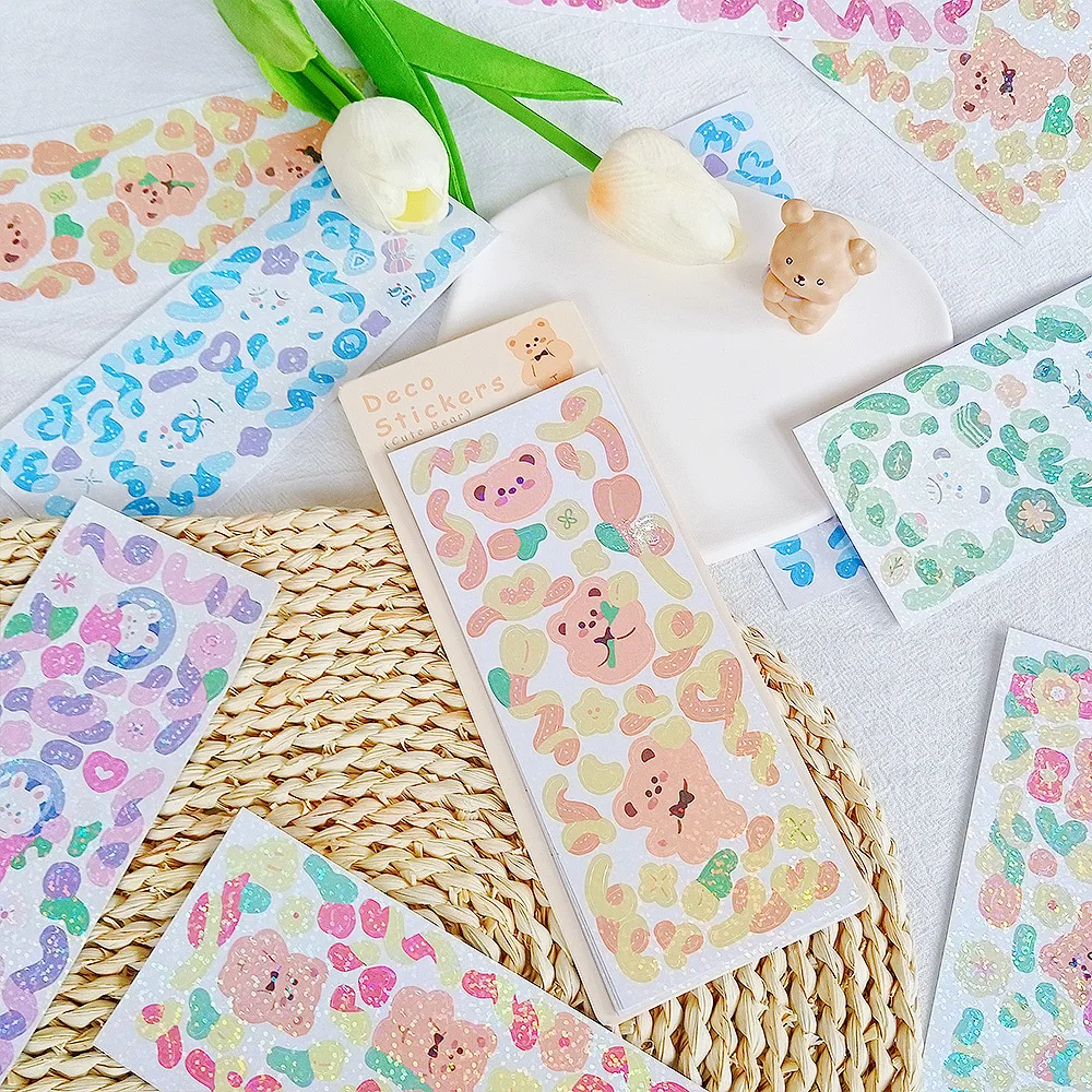 Deco Sticker Sheets Planner, Laser Sticker Scrapbook