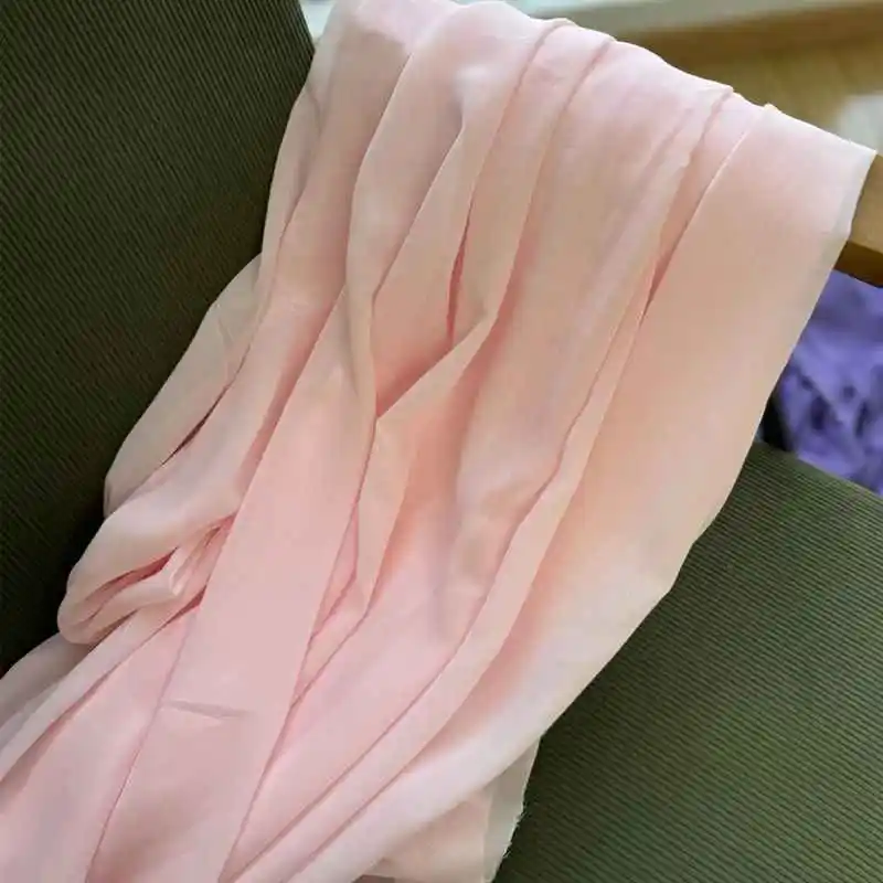 Elegant Purple Red Chiffon Georgette Fabric