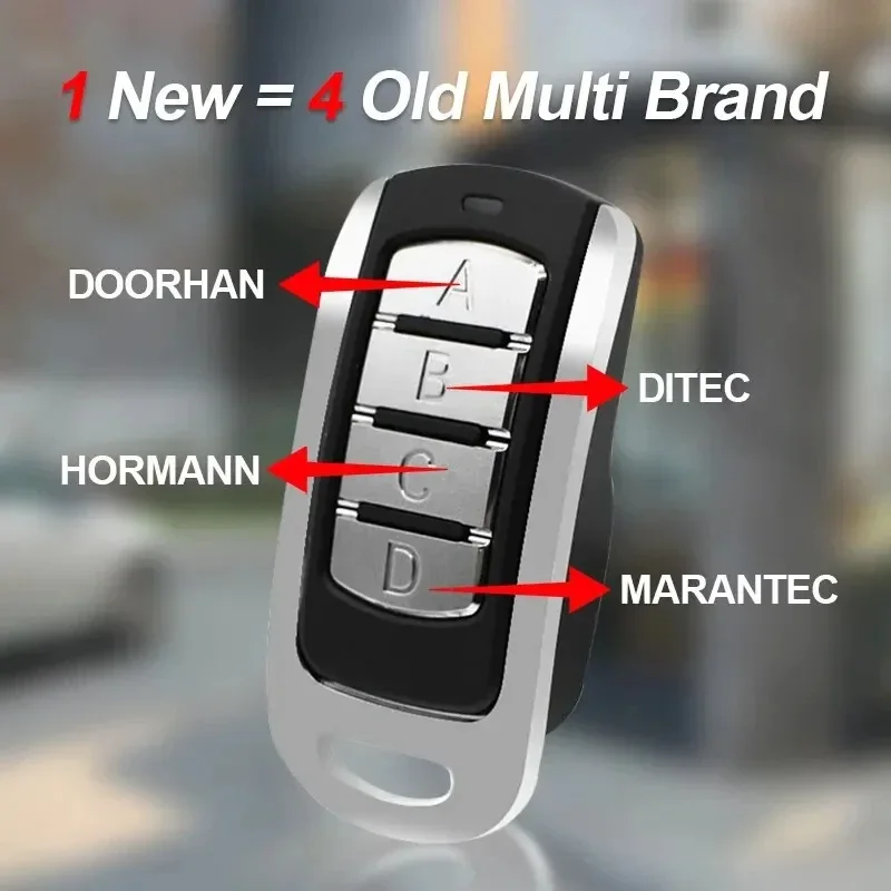 Garage Remote Controller 3pcs Electronic Gate 433mhz Gate Key Fob Command Hand Transmitter Wireless Shutter Door