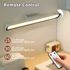 Rechargeable Desk Lamp Hanging Magnetic Reading Table Lamp LED Remote Control Dimming Lamp Battery Powered Bedroom Night Light 4