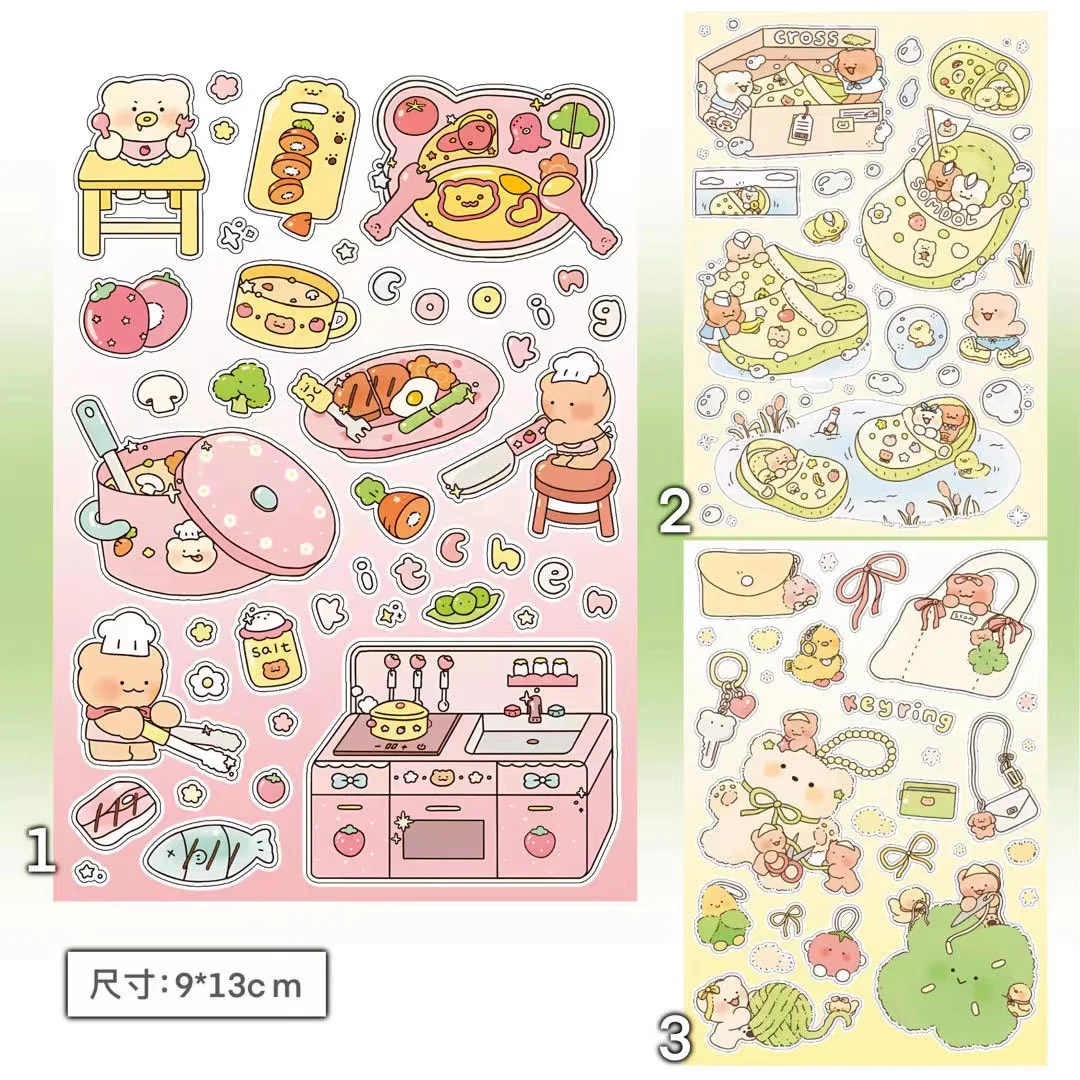 

Ancient bear sticker ins