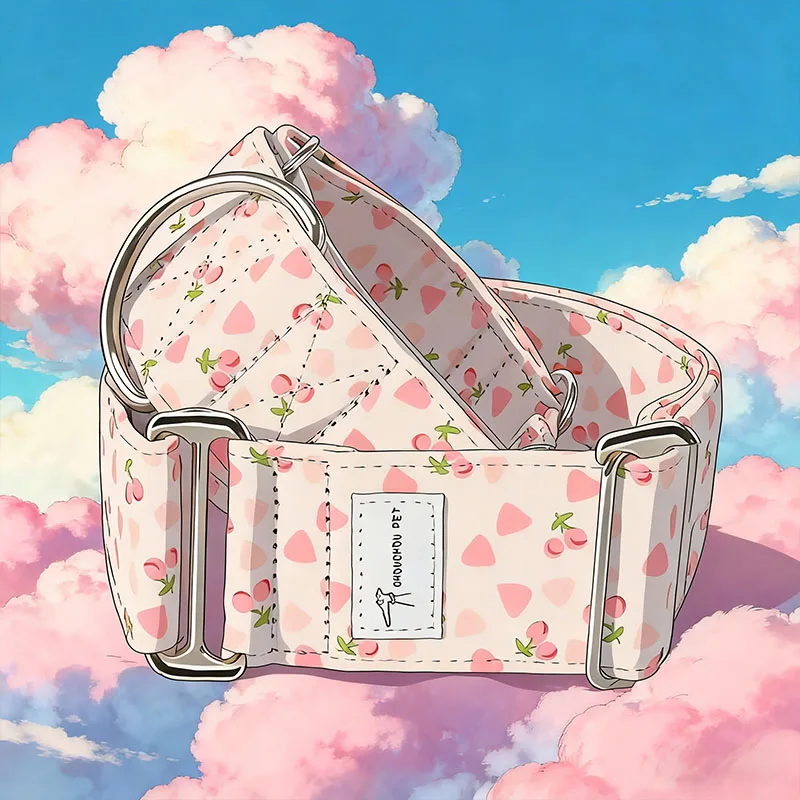 Martinagle Wide Adjustable Dog Collar, Soft Patterned Anti-Pull Collar for Medium-Sized Dogs, Polyester Fiber, Suitable for Most Pets Martinagle Wide Adjustable Dog Collar, Soft Patterned Anti-Pull Collar for Medium-Sized Dogs, Polyester Fiber, Suitable for Most Pets