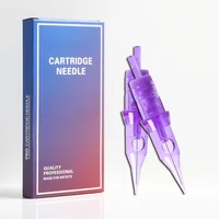 10pcs/Box Tattoo Needles Cartridge Disposable Sterilized Safety Needle RS/RL/RM/M1 With Membrane For Tattoo Rotary Machines 1