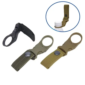 1/6pcs Molle Webbing Backpack with Buckle Mountaineering Buckle Quick Pull Water Bottle Hook Camping Mountaineering Accessories