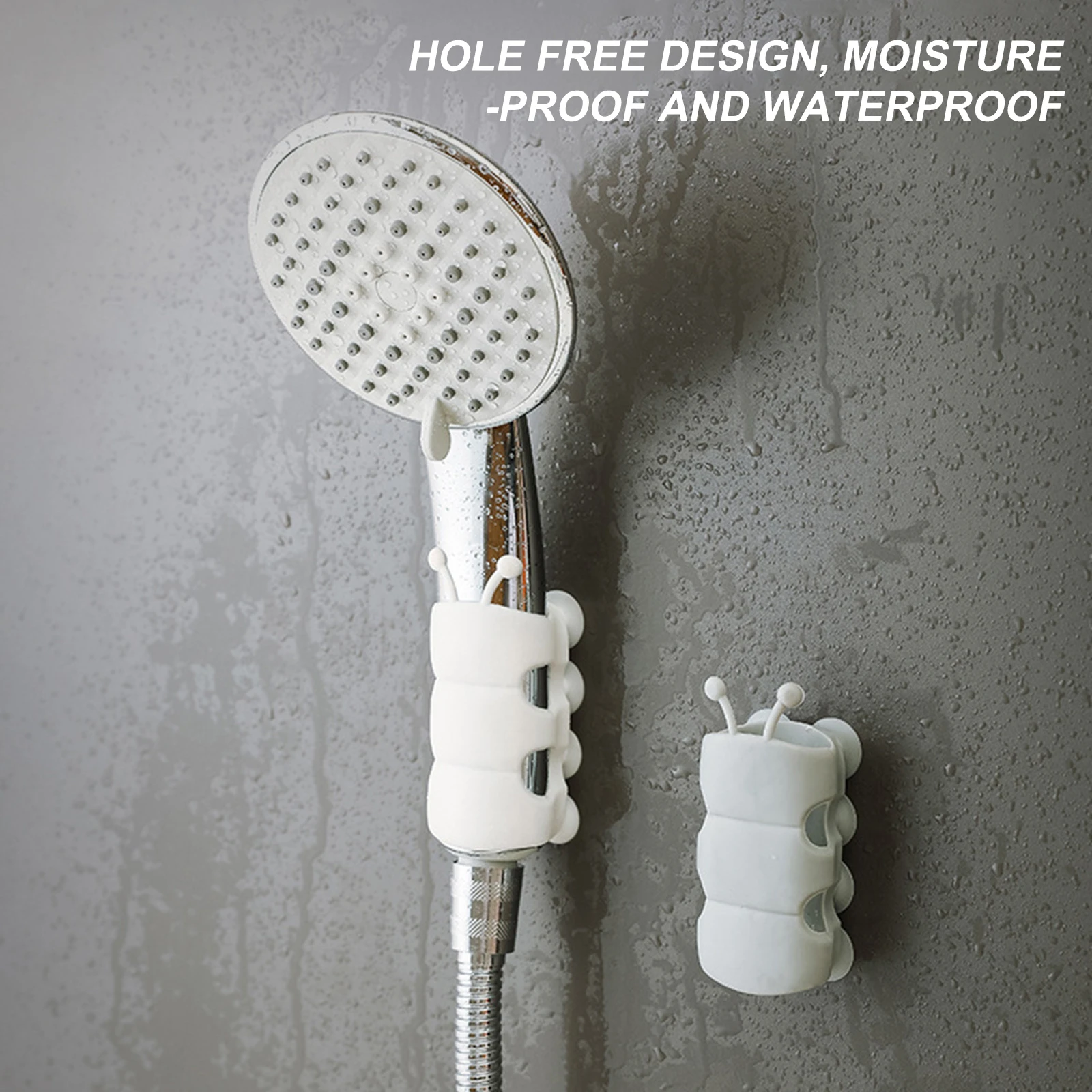 Th Shower Head Holder Suction Cup Handheld Showerhead Bracket