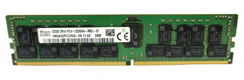 SK ハイニックス 32GB 2Rx4 PC4 3200AA DDR4 3200MHz ECC REG RDIMM