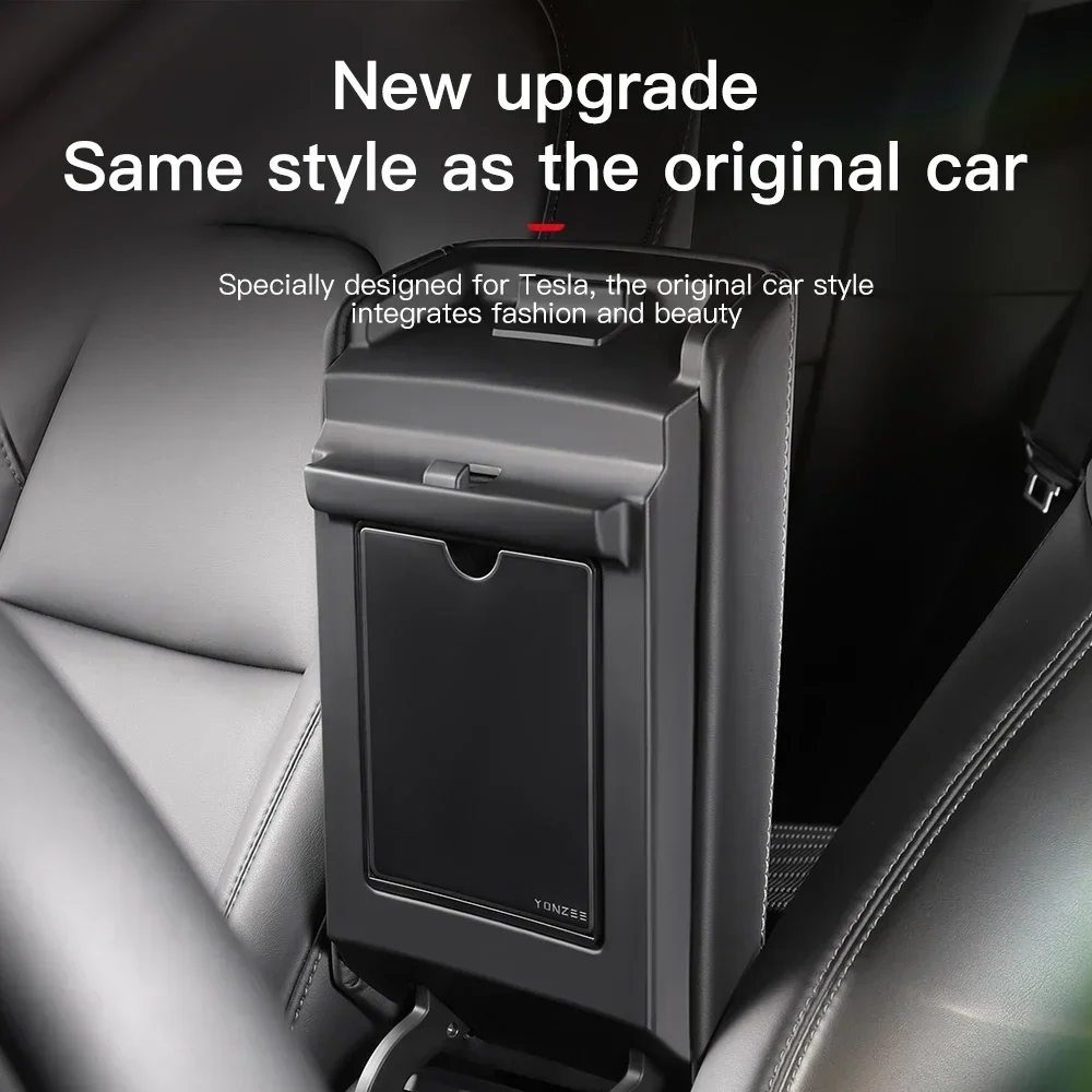 Magnetic Center Console Hidden Storage Box For Car Interior
