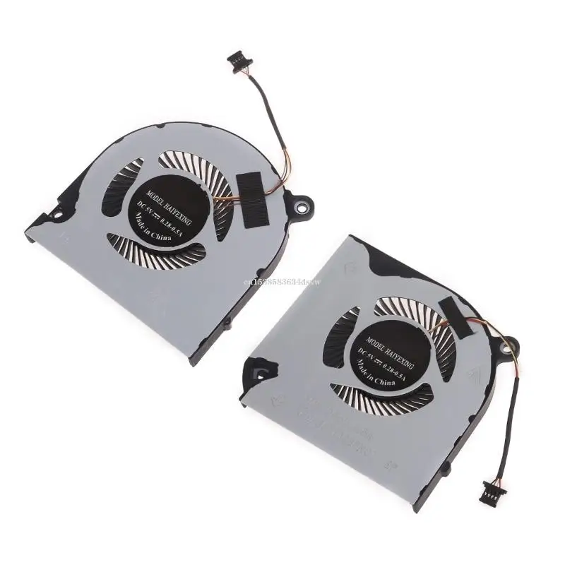 

CPU GPU Fan Laptop Cooling Fan 4Pin Radiator for AcerNitro 5 AN515-54 AN515-43