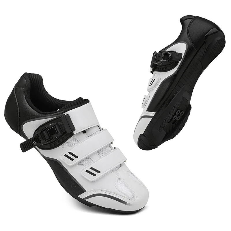 Luxury Brand Unisex Large Size 36-48 Cycling Sport Shoes Orange Men Bicycle Training Sneakers Unisex MTB Road Bike Shoes cycling shoes