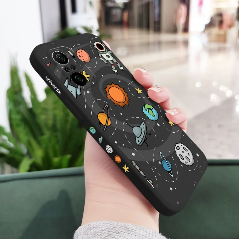 Great Astronaut Design Silicone Phone Case