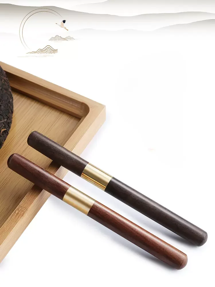 Tea Knife Solid Wood Tea Needle Special Tool Rosewood Ebony Kung Fu Ceremony Utensils Pu Erh Needle Set Accessories