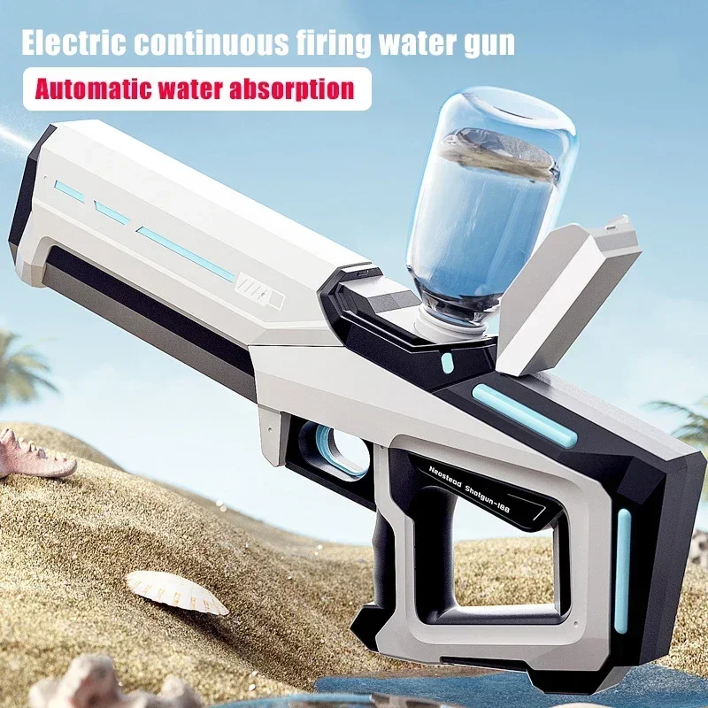 Electric Water Guns For Adults Powerful Squirt Automatic Water Suction Water Blasters Summer Outdoor Beach Toy For boys Kid Gift 4