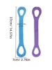 1-3pcs Fitness Stretching Belt With 8 Shaped Puller Arm Back Training Elastic Rope Yoga Auxiliary Exercise Equipment Home Female 2