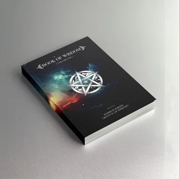 Book Of Wisdom With Colorful Pages Philosophical Life Guidance Notebook For Self Reflection And Meditation 1