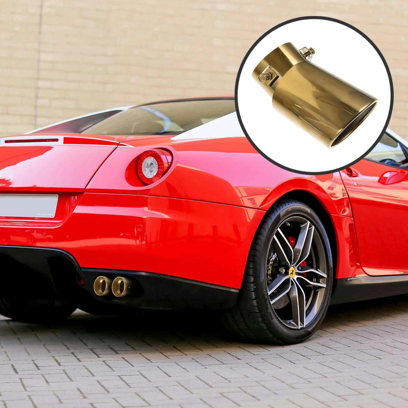 

Exhaust Tip Stainless Steel Exhaust Muffler Muffler Exhaust Pipe Automotive Tail Throat Tail Pipe