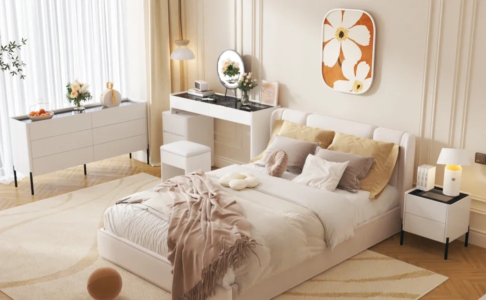 vanity desk and dressers set