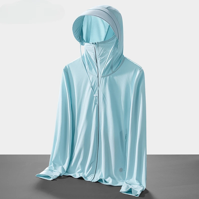 

Men's Sun Protection Jacket Summer Lightweight Detachable Brim Outdoor Jogging Fitness Coat Couple's Sun Protection Clothing