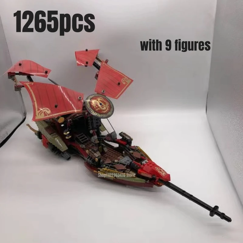 1265 Pezzi Di Volo Finale Dei Blocchi Di Costruzione Di Bounty Del Destino Adatti A 70738 Giocattoli Di Mattoni Per Bambini
