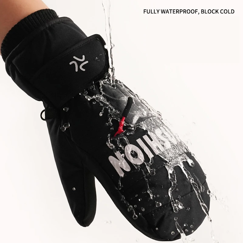 Winter Skiing Gloves Waterproof Snowboarding Touch Screen Thermal Thick Snow Windproof Gloves Men Women Snowmobile Warm Mittens 4