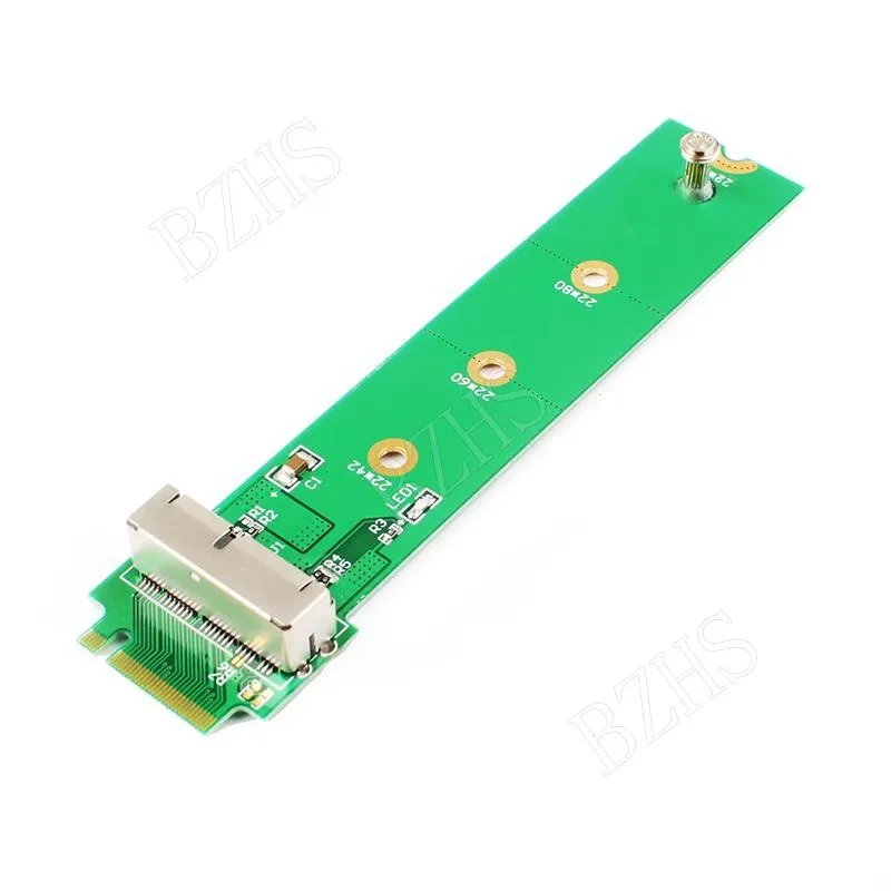 MacBook Air Pro 12 + 16 핀 SSD-PC 컴퓨터 PCI-e 어댑터 카드 M.2 키 M (NGFF) 2013-2017 A1465 A1466 A1502 A1398