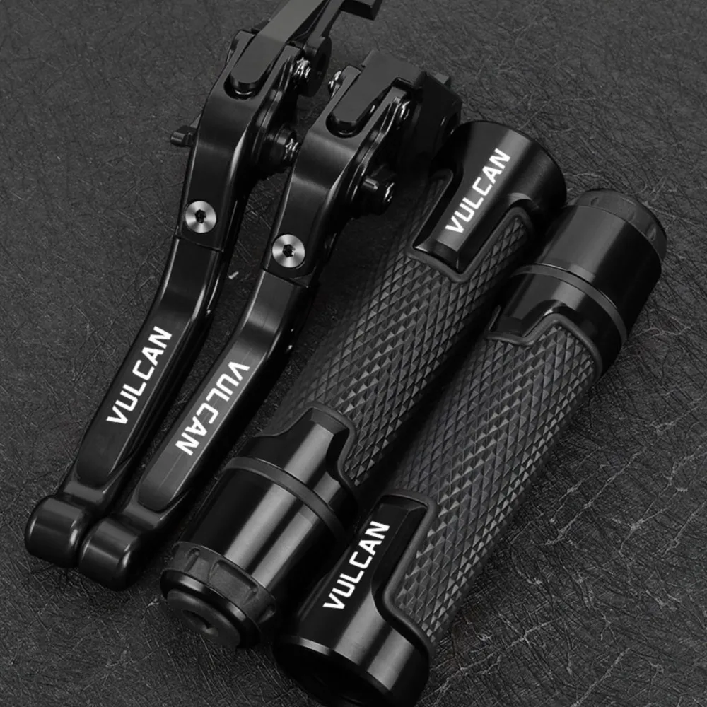 

Motorcycle Accessories For Kawasaki Vulcan S/Cafe/650 S/EN/VN650 2015-2023 Brake Clutch Levers Handlebar Grip Handles bar Grips