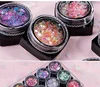 12colors Eyeshadow Glitter Gel Mermaid Sequins Heart Star Hexagon Aurora Shiny Gel Loose Sequins for Festival Party Face Makeup 4