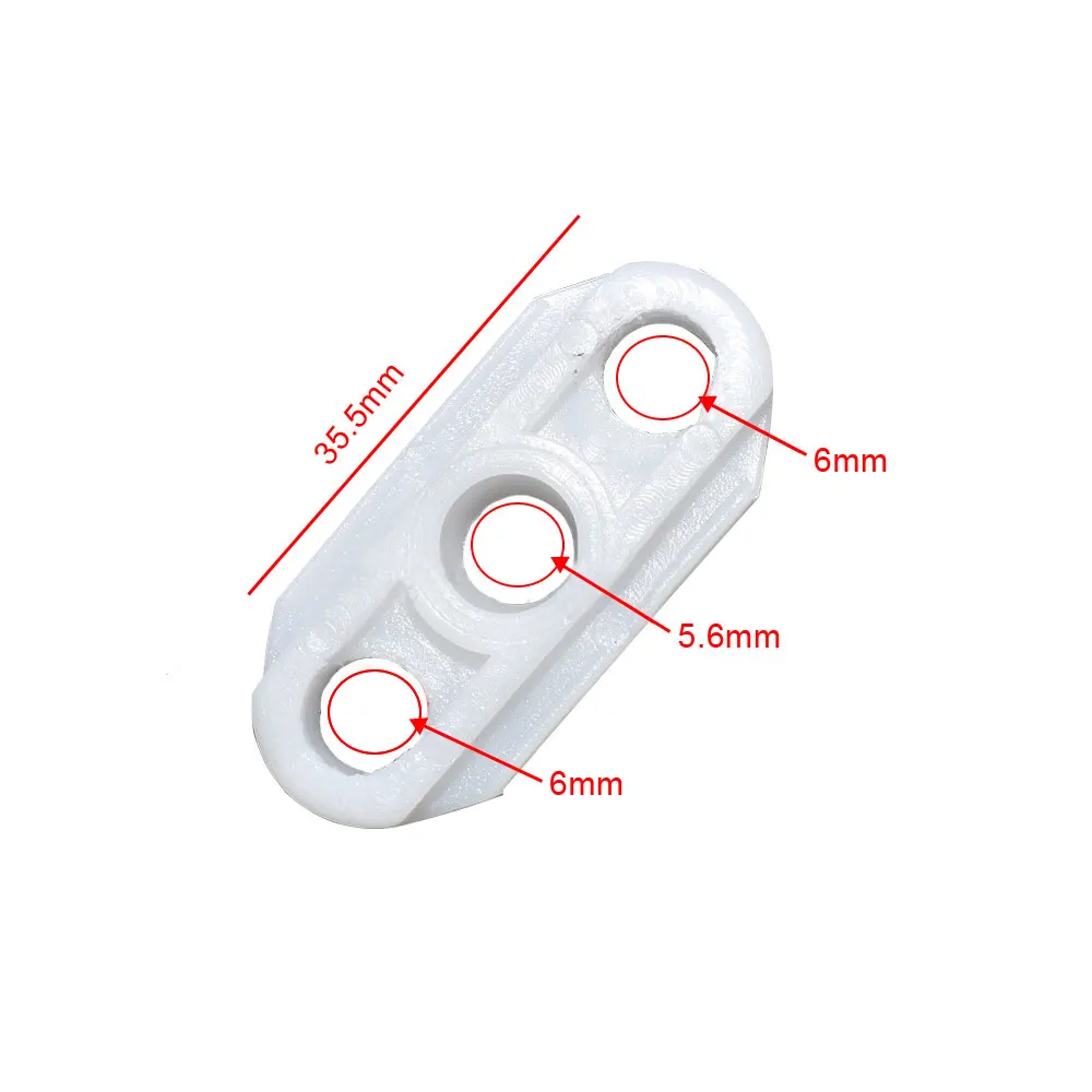 10pcs Polypropylene White Window Regulator Guide Clips Professional for Cadillac Fleetwood DeVille Chevy Gadget Car Accessories
