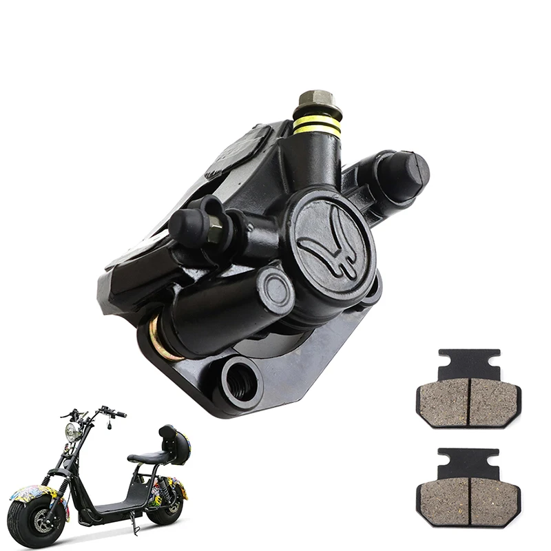 Pinza freno a disco idraulica anteriore/posteriore per moto con pastiglia freno per parti di ricambio per scooter per auto elettriche Citycoco Harley