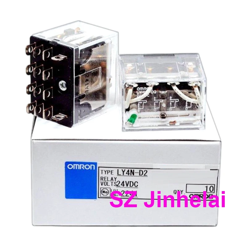 1Pcs Omron Ly4N-D2 24Vdc Authentic Original High Quality Power Intermediate Relay Stable Wide-Range In Application Relays