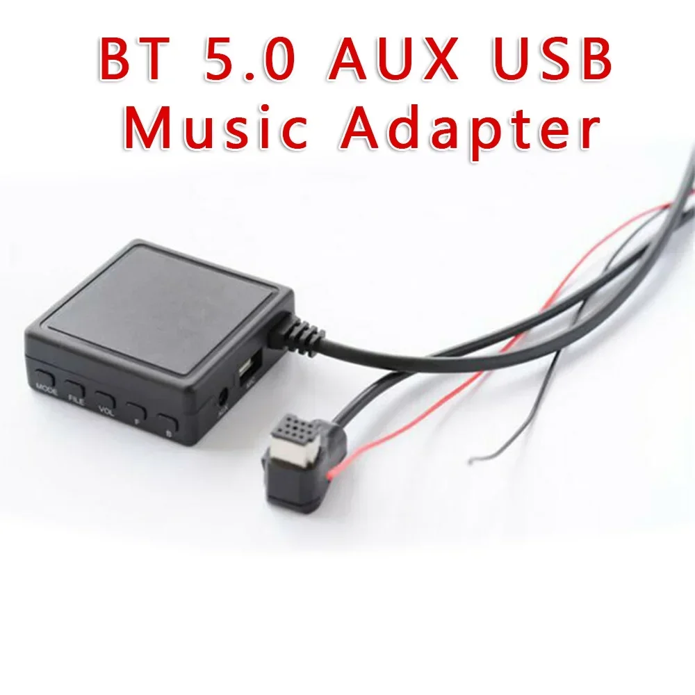 Bt 5.0 Aux Usb Bluetooth Music Adapter Mic Cavo Audio Per Pioneer Pioneer Radio Ip-Bus P99 P01 Modulo Bluetooth Stereo