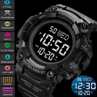Skmei Men's Military Watches Fashion Big Dial Digital Wristwatch Luxury Outdoor Sports Dual Time Led Waterproof Alarm Clock 1