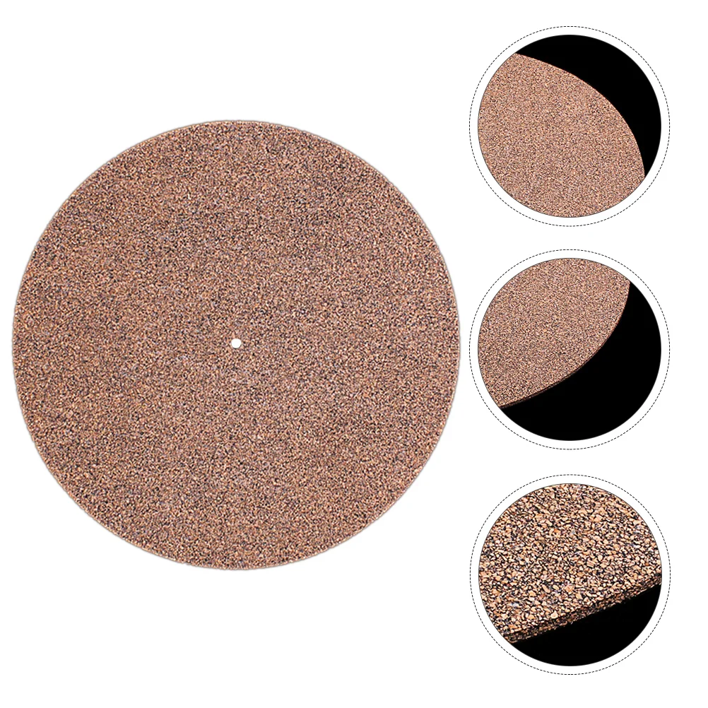 

Cord Turntable Mat Round Replacement Shock-absorption Mat Shock-absorption Cushion Cord Mat for Disc Vinyl Record 29.7cm