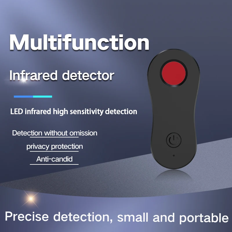 

Portable Anti-Candid Camera Detector Outdoor Travel Hotel Rental Smart Infrared Probe Privacy Protection Alarm Device Cam Finder