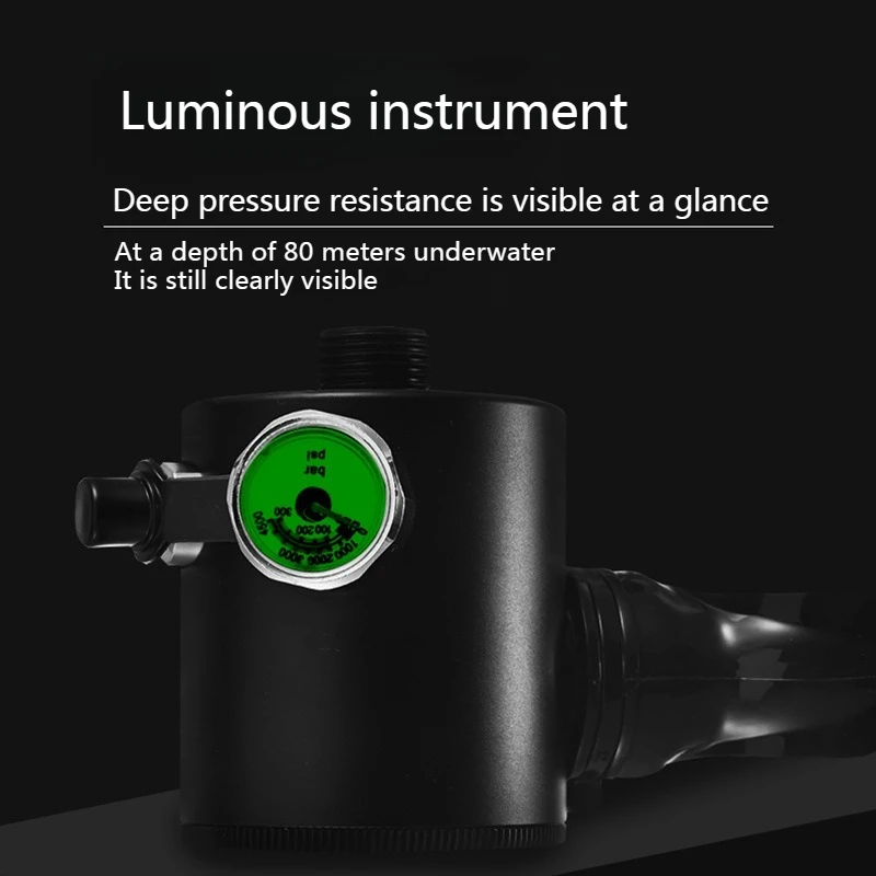 Mini Underwater Respirator Oxygen Cylinder Breathing Valve Head Swimming and Diving Equipment Breathing Tank Valve Head